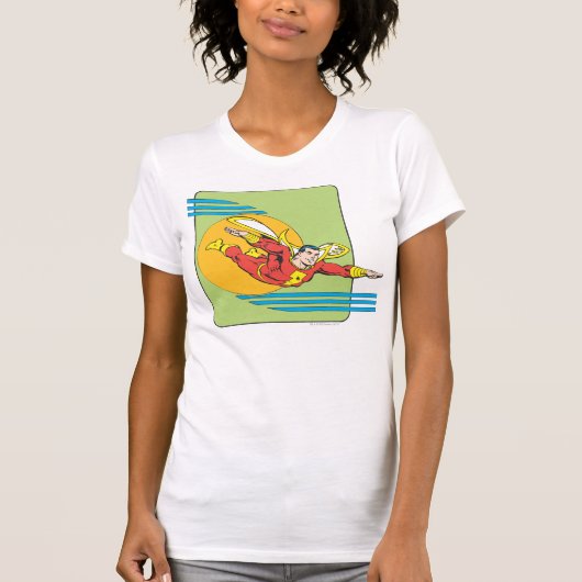 T-shirt SHAZAM Sort (Devant)