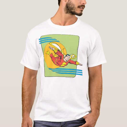 T-shirt SHAZAM Sort (Devant)