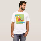 T-shirt SHAZAM Sort (Devant entier)