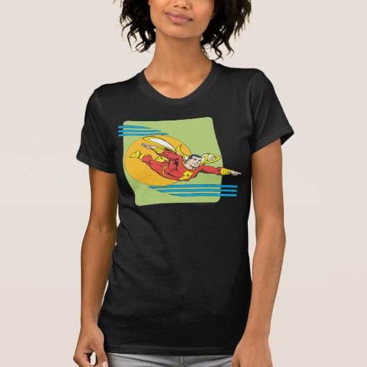 T-shirt SHAZAM Sort (Devant)