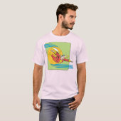 T-shirt SHAZAM Sort (Devant entier)