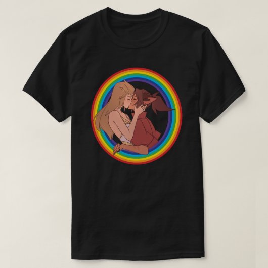 T-shirt She-ra et Catra Magnet (Design devant)