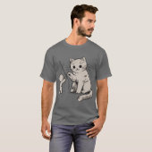 T-shirt She’s just a cat (Devant entier)