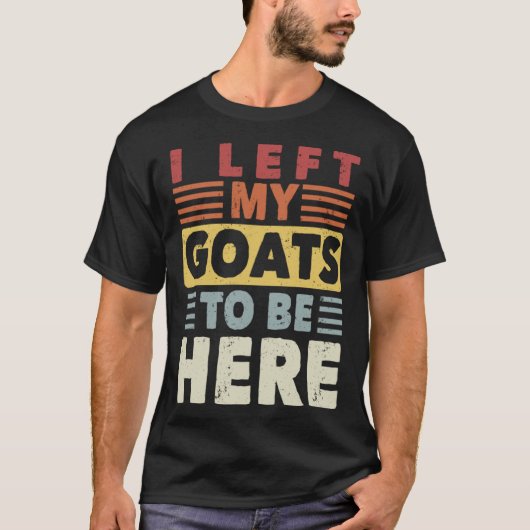 T-shirt Sheep Farmer Retro Screaming Goat Showing 2 (Devant)