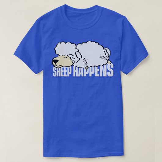 T-shirt Sheep Happens Shepherd Cadeau (Design devant)