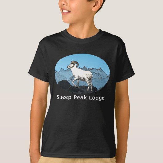 T-shirt Sheep Peak Lodge (Devant)