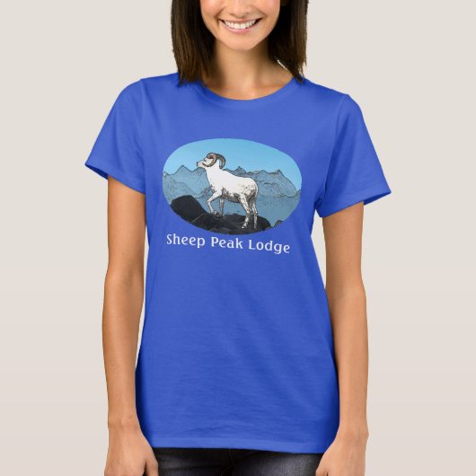 T-shirt Sheep Peak Lodge (Devant)