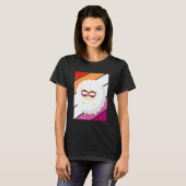 T-shirt Sheep With Pride Lesbian Flag LGBTQ Proud Ally Pri (Devant entier)