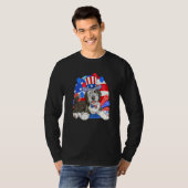 T-shirt Sheepadoodle Patriote Oncle Sam 4 Juillet Ameri (Devant entier)