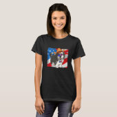 T-shirt Sheepadoodle Patriotic Merica 4th Of July American (Devant entier)