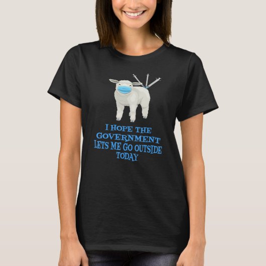 T-shirt Sheeple Sheeple Anti Vaccine Vax Masque Mandat (Devant)