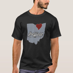 T-shirt Sheffield Ohio OH City State USA migte Souvenir