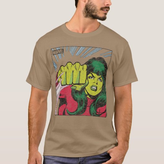 T-shirt SheHulk Bande Dessinée Panel ami (Devant)