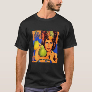 T-shirt Sheila La Dame Avec Le Plus Grand Artwo Fruit Rétr