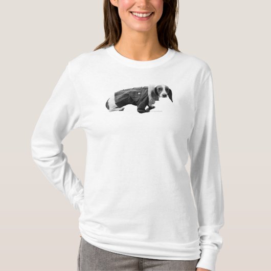 T-shirt "Shelby in a Jean Jacket" Dachshund L/S (Devant)