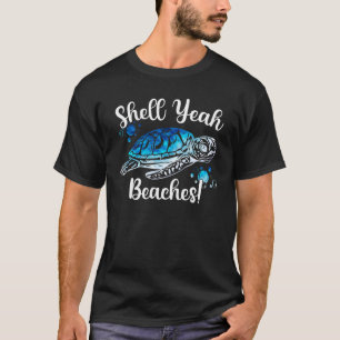 T-shirt Shell Ouais Plages Tie Dye Turtle Shell Ouais