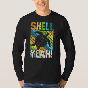 T-shirt Shell Ouais Turtle Jour des terres World Planet Da