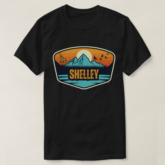 T-shirt Shelley, Idaho (Design devant)