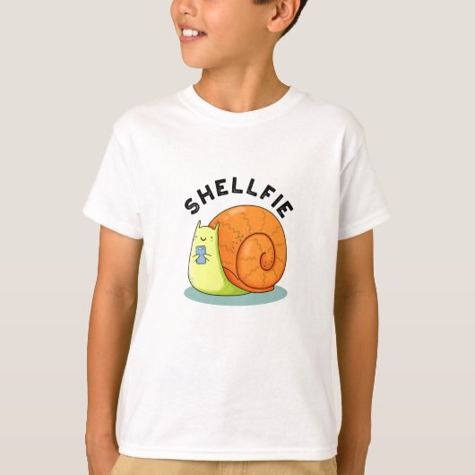 T-shirt Shellfie Fundy Snail Selfie Pun (Devant)