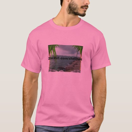 T-shirt shellspima11173537-0001, ZAZZLE.com/shellhart (Devant)
