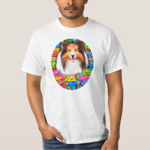 T-shirt Shelter Noël Open Cadeaux Sable