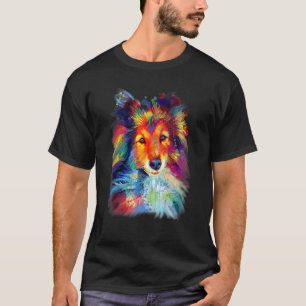 T-shirt Sheltie Berger des Shetland Pour une maman de Shel