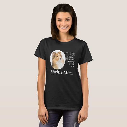 T-shirt Sheltie Maman (Devant entier)