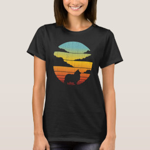 T-shirt Sheltie Shetland Sheepdog Retro Vintage 60s les an