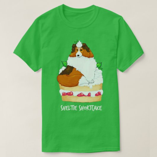 T-shirt Sheltie Shortcake (Design devant)