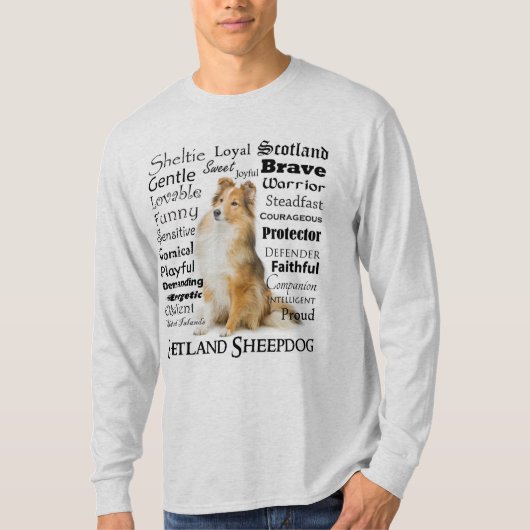 T-shirt Sheltie Traits (Devant)