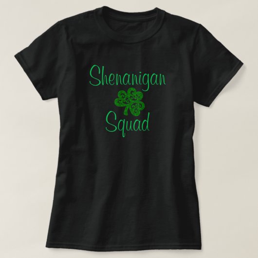T-shirt Shenanigan Squad Shamrock (Design devant)