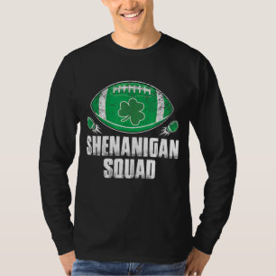 T-shirt Shenanigan Squad St Patricks Day Funny American F