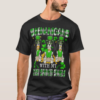 T-shirt Shenanigans avec les épagneuls anglais Patrick