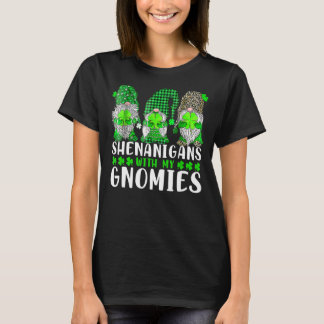 T-shirt Shenanigans avec mes filles Gnome de la Saint Patr