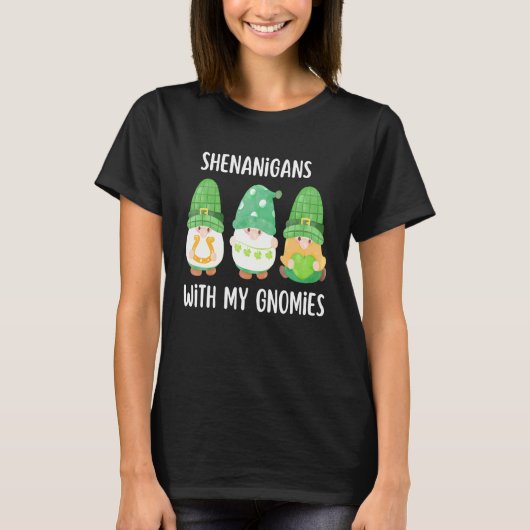T-shirt Shenanigans avec mes filles Gnome de la Saint Patr (Devant)
