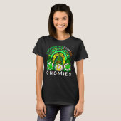 T-shirt Shenanigans Avec Mes Gnomes Rainbow Leopard St Pat (Devant entier)