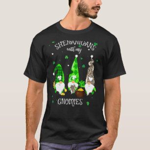 T-shirt Shenanigans Avec Mes Gnomies St Patrick S Day Gnom
