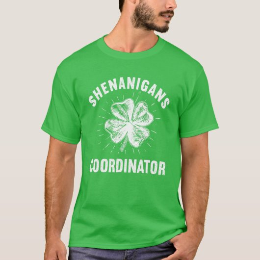 T-shirt Shenanigans coordinateur St Patrick's Day Irish Te (Devant)