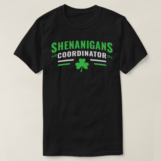 T-shirt Shenanigans Coordinator Funny Teacher St Patrick' (Design devant)