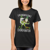 T-shirt Shenanigans Coordinator St Patrick's Day Dinosaur  (Devant)