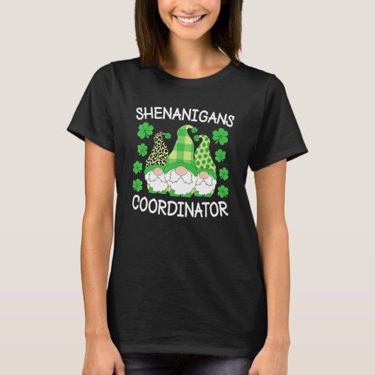 T-shirt Shenanigans Coordinator Teachers St Patricks Day G (Devant)
