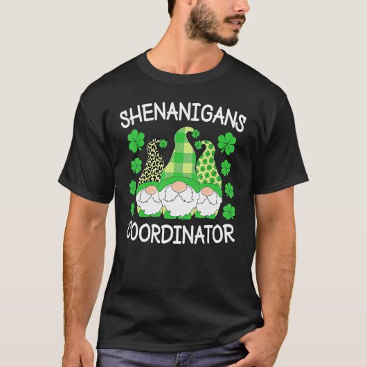 T-shirt Shenanigans Coordinator Teachers St Patricks Day G (Devant)