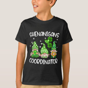 T-shirt Shenanigans Coordonnateur Cute Gnomes Enseignants