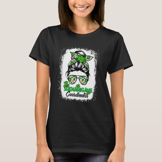 T-shirt Shenanigans Coordonnateur Enseignant Saint Patrick (Devant)