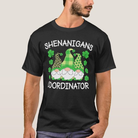 T-shirt Shenanigans Coordonnateur Enseignants Saint-Patric (Devant)