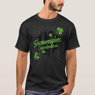 T-shirt Shenanigans Coordonnateur Funny Enseignant St Patr