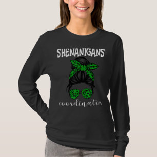 T-shirt Shenanigans Coordonnateur Funny Enseignant St patr
