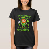 T-shirt Shenanigans Coordonnateur Funny Enseignant St Patr (Devant)
