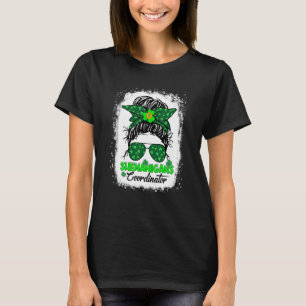 T-shirt Shenanigans Coordonnateur Messy Bun Enseignant St 