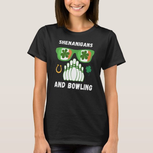 T-shirt Shenanigans et Bowling St Patrick's Day Irish C (Devant)